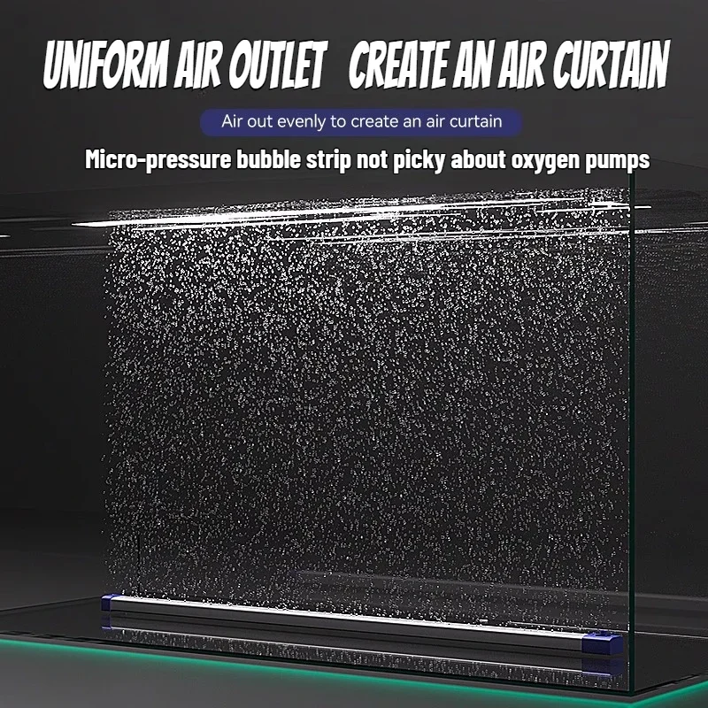 Fish tank bubble strip nano oxygen strip waterfall-type bubble stone aerator pump oxygen pump diffuser strip air curtain oxygen