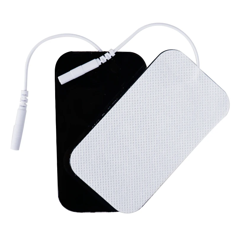 TENS Unit Replacement Pads Self Adhesive Latex Free Premium Reusable Electrode Pads Use 2mm Pin Connector Lead Wires Patches view 4