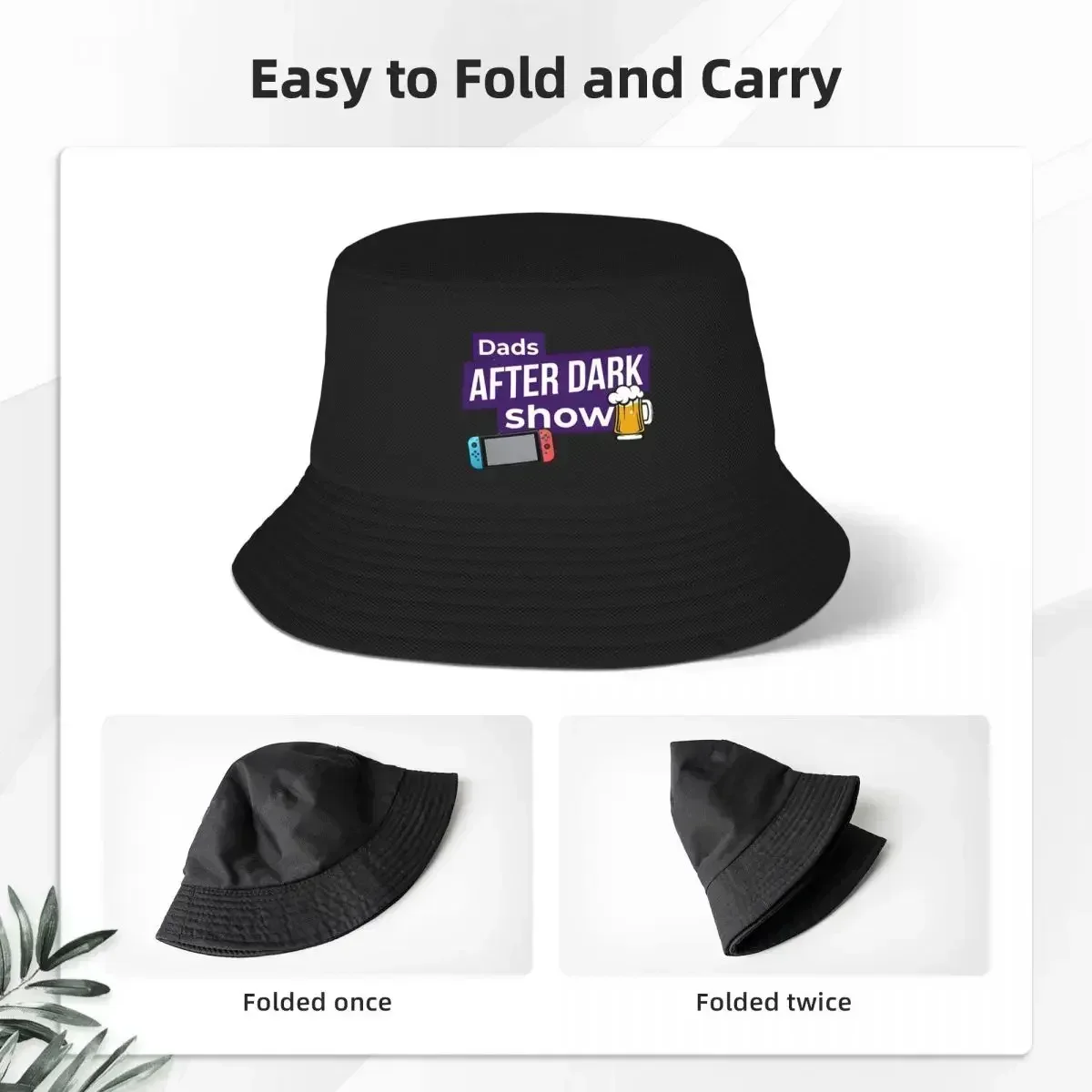 2026 Dads After Dark Show Bucket Hats Panama Hat Children Bob Hats Autumn Fisherman Hats Summer Beach Fishing Unisex Caps