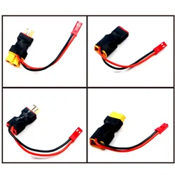 1pcs XT60 XT T plug Female to Male JST Male / Female in-line Power Adapter Lipo Connector for RC Battery Lipo