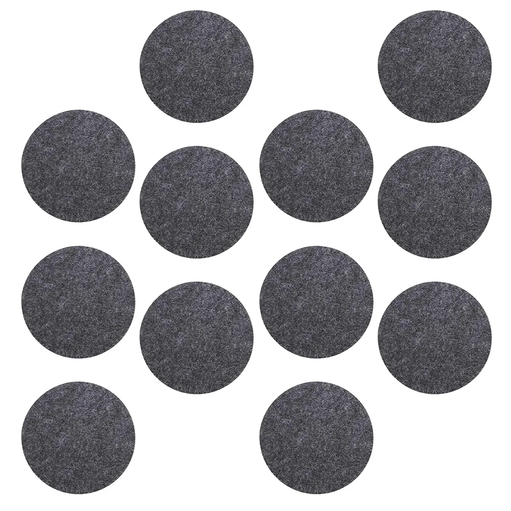 

12 Pcs Drink Coaster Set Cup Coasters Heat-resistant Felt Placemat Mats for Table
