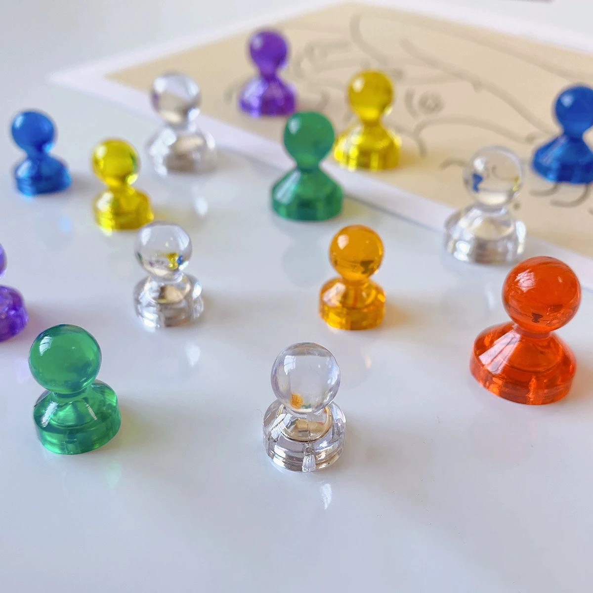 Color Transparent Strong Magnetic Thumbtack Refrigerator Strong Magnet Office Painting Strong Magnetic Thumbtack