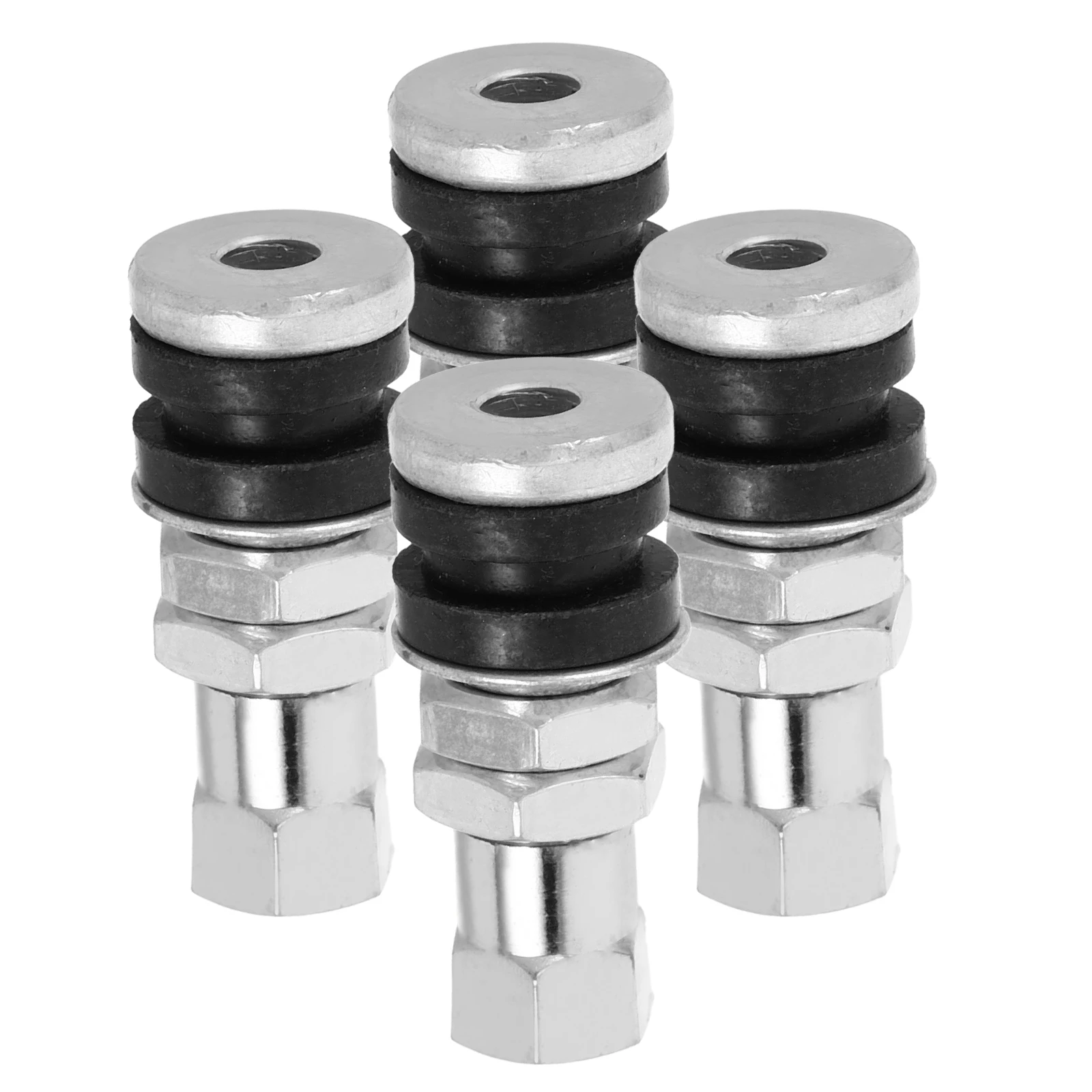

4pcs Metal Tire Valve Stems for Motorcycle Electric Vehicle Durable Leakproof Car Part Plastic Heavy Duty Valve Stem Kit