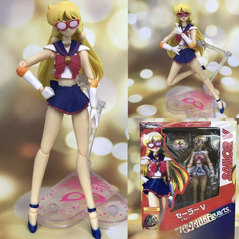 Sailor Moon Anime Figure Aino Minako Action Figures toys model Statue Collection Cake decoration beautiful girl girls doll Gifts