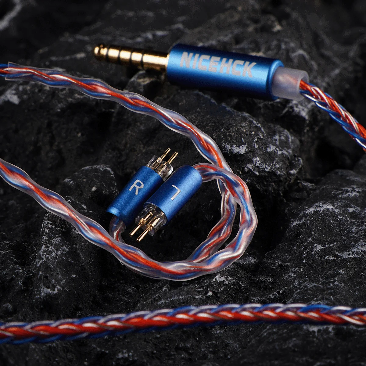 NiceHCK NewGarden HiFi Audio IEM Upgrade Kabel 8 Strengen 5N OFC + Verzilverde OFC Draad voor Himalaya Cadenza 4 Singolo EA1000