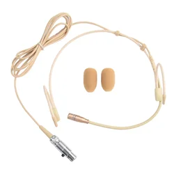 Professional Ear Hanging Headset Headworn Microphone Condenser Hypercardioid Mic For-Sennheiser For-Shure Wireless Microphone