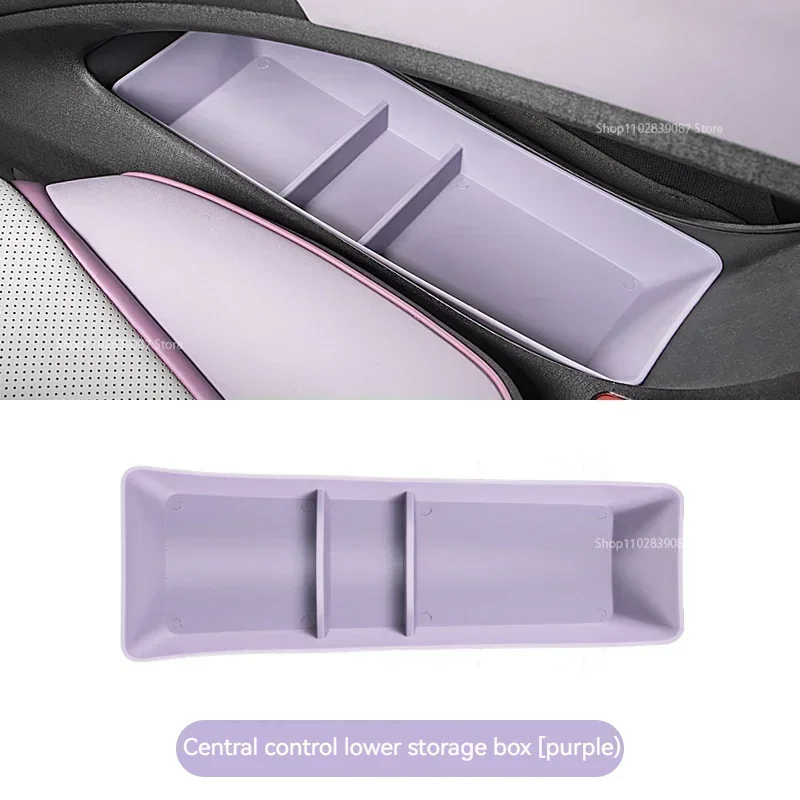 For BYD Dolphin 2023 2024 EV Center Console Organizer Containers Tray Dolphin Accessories Car Central Armrest Storage Box ABS