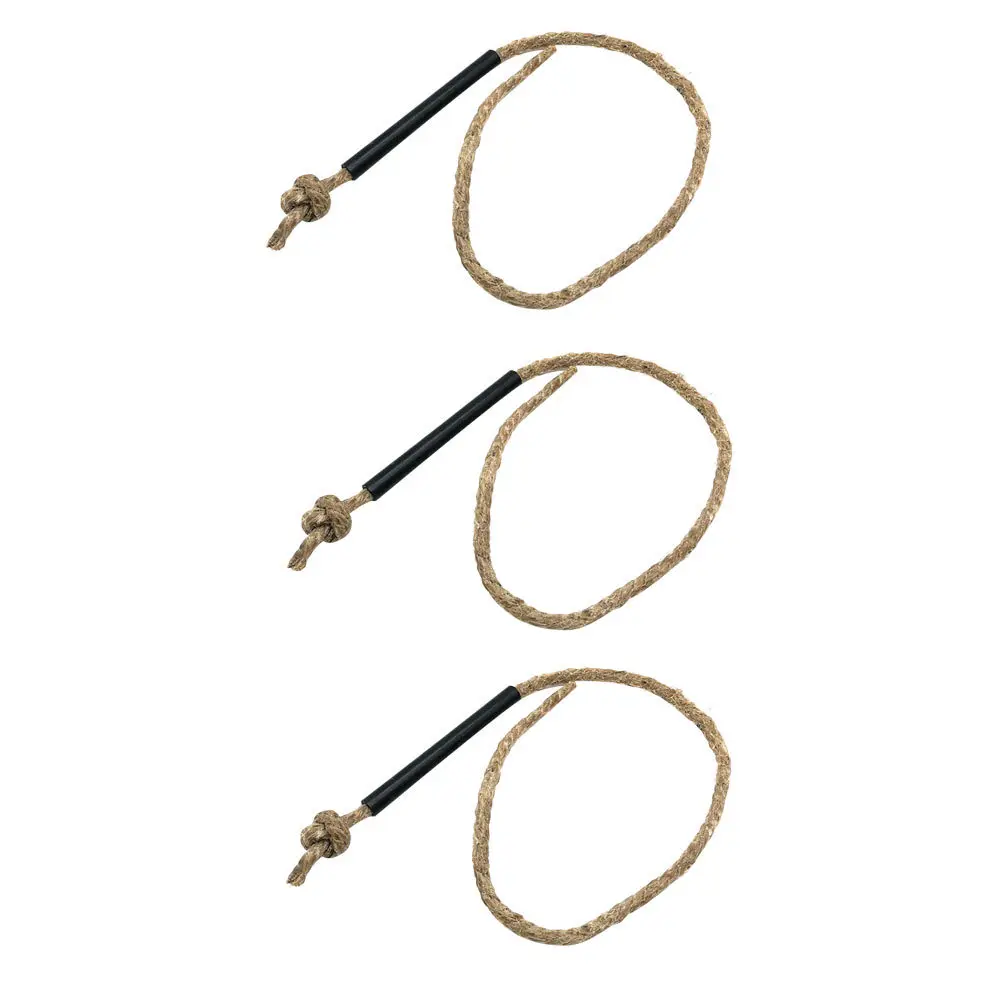 

3pcs Fire Starter Rope Waxed Natural Hemp Cord For Outdoor Camping Hiking Grill Flame Ignition Safety Tool Survival Gear
