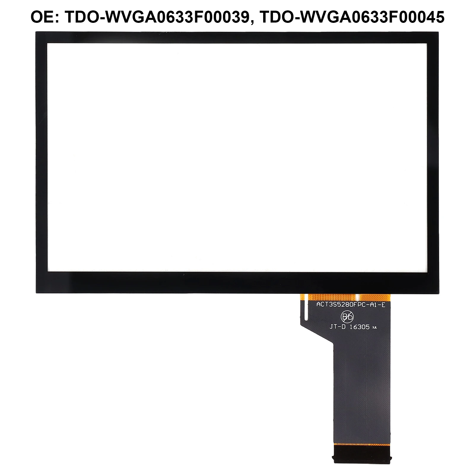 TDO-WVGA0633F00039 In-vehicle LCD digitizer CD/DVD replacement parts for MIB digitizers. - view 4