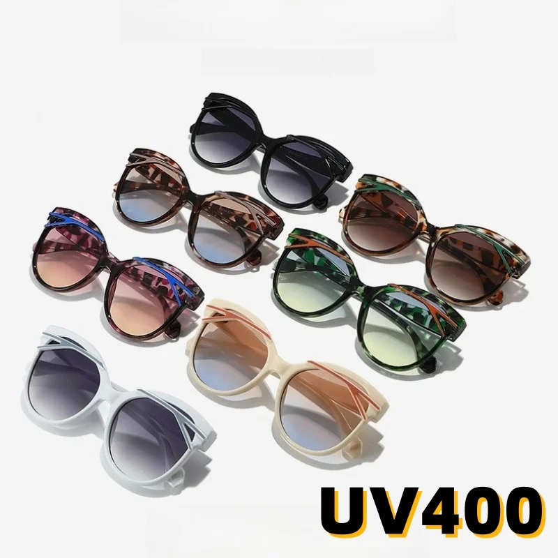 

Fashion Oversized Frame Sunglasses UV400 Trendy Street Style Shades Outdoor UV-Protective Eyewear Classic Driving Sun Glasses