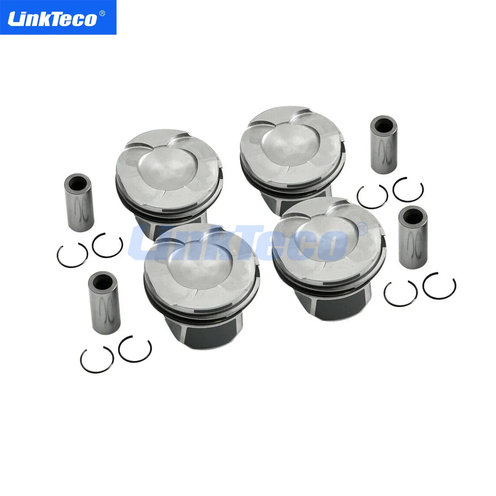 4PCS Pistons Rings Set 84.5mm For BMW 220i 320i 420i 520i F22 F30 F32 F10 Engine Low Power 11258606461 Oversize +0.5mm