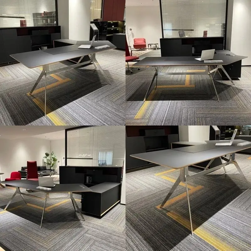 Modern Electric Height Adjustable Executive Desk Durable Easy to Assemble Home Office Furniture