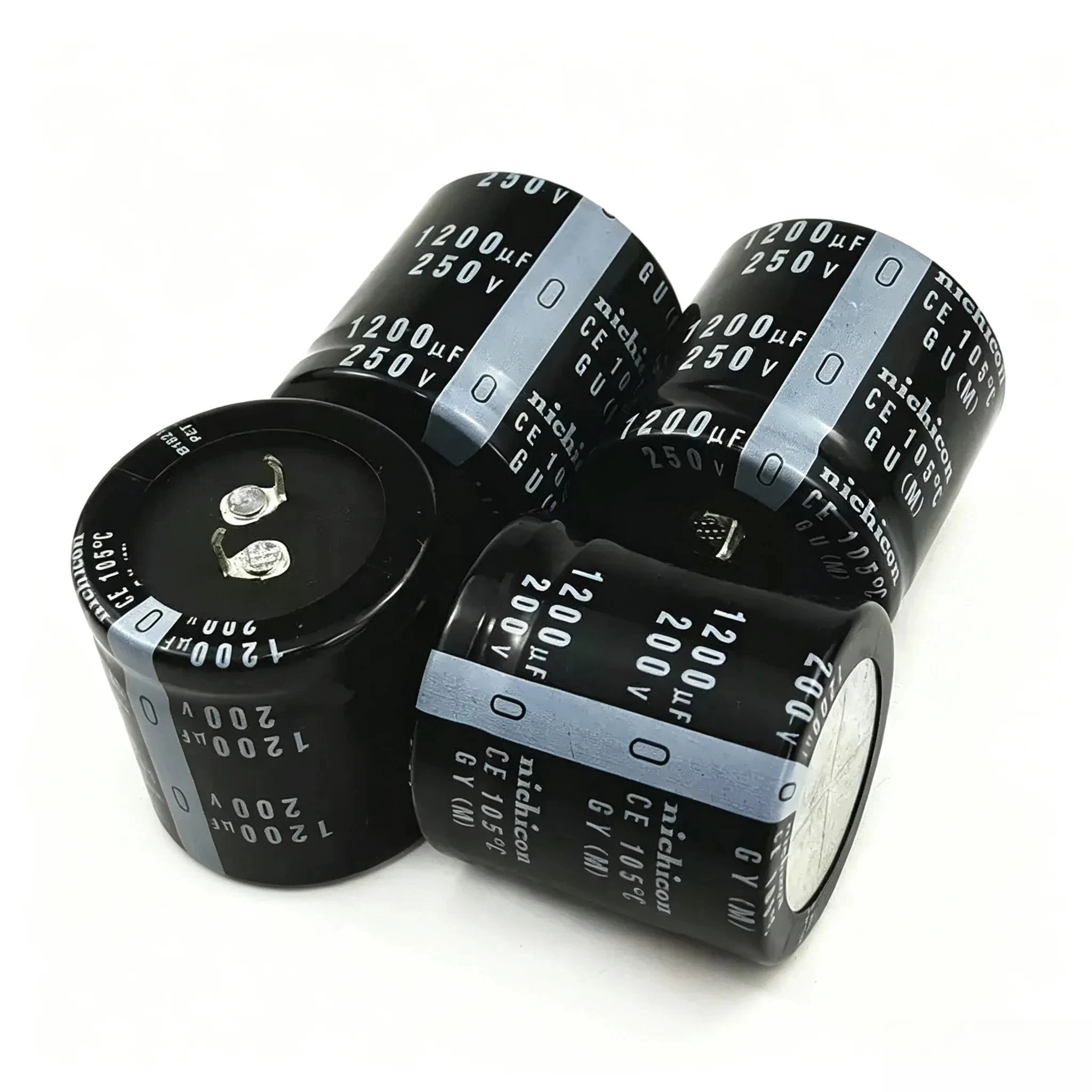 2pcs Brand new 200V 1200uF Capacitor 1200uF 250V Imported Nichicon 22X50 25X50 30X30 30X35 30X40 30X50 35X30 35X35 35X45 35X50