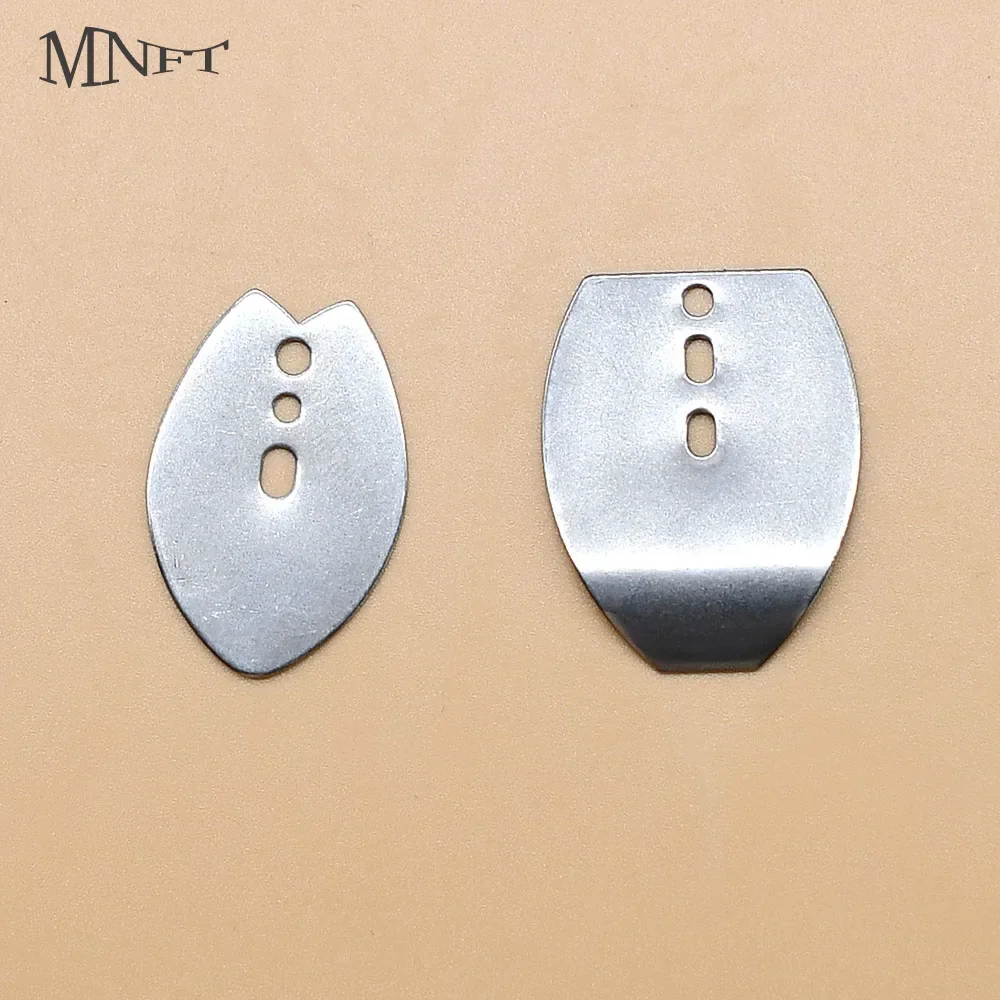 6Pcs Original Edelstahl Schwimmen Jig Tänzerin Klingen Chatterbait Klingen Spinner Klingen Süßwasser Salzwasser Klinge Zubehör