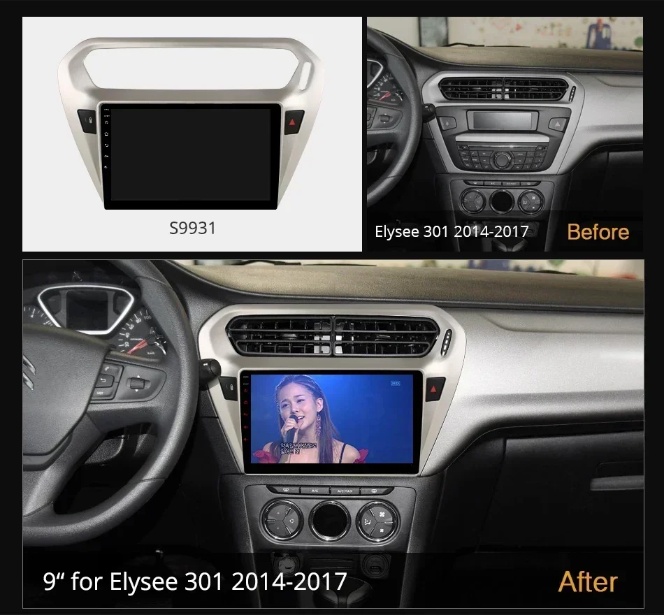 Ownice K6 + 2K for Peugeot 301 for Citroen C-Elysee CElysee 2012 - 2016 Car Radio Video Player Navigation GPS Android 12 No 2din