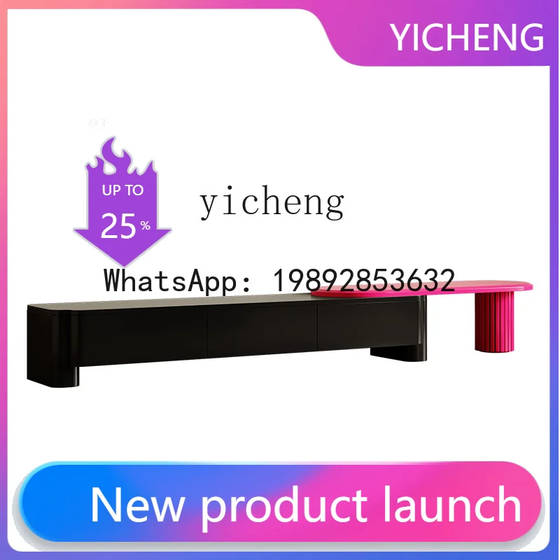 

H1 French Retro Solid Wood TV Cabinet Modern Simple Home Small Apartment Living Room Retractable Cabinet