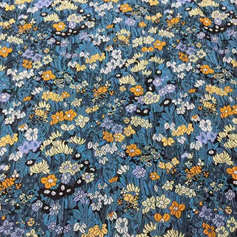 

High end European style floral jacquard brocade fabric for fashion dress coat patchwork sewing DIY