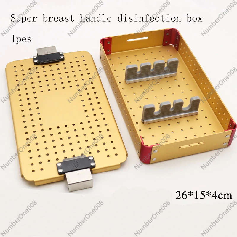 

Ophthalmic supermammary handle disinfection box high temperature and high pressure disinfection aluminum alloy disinfection box