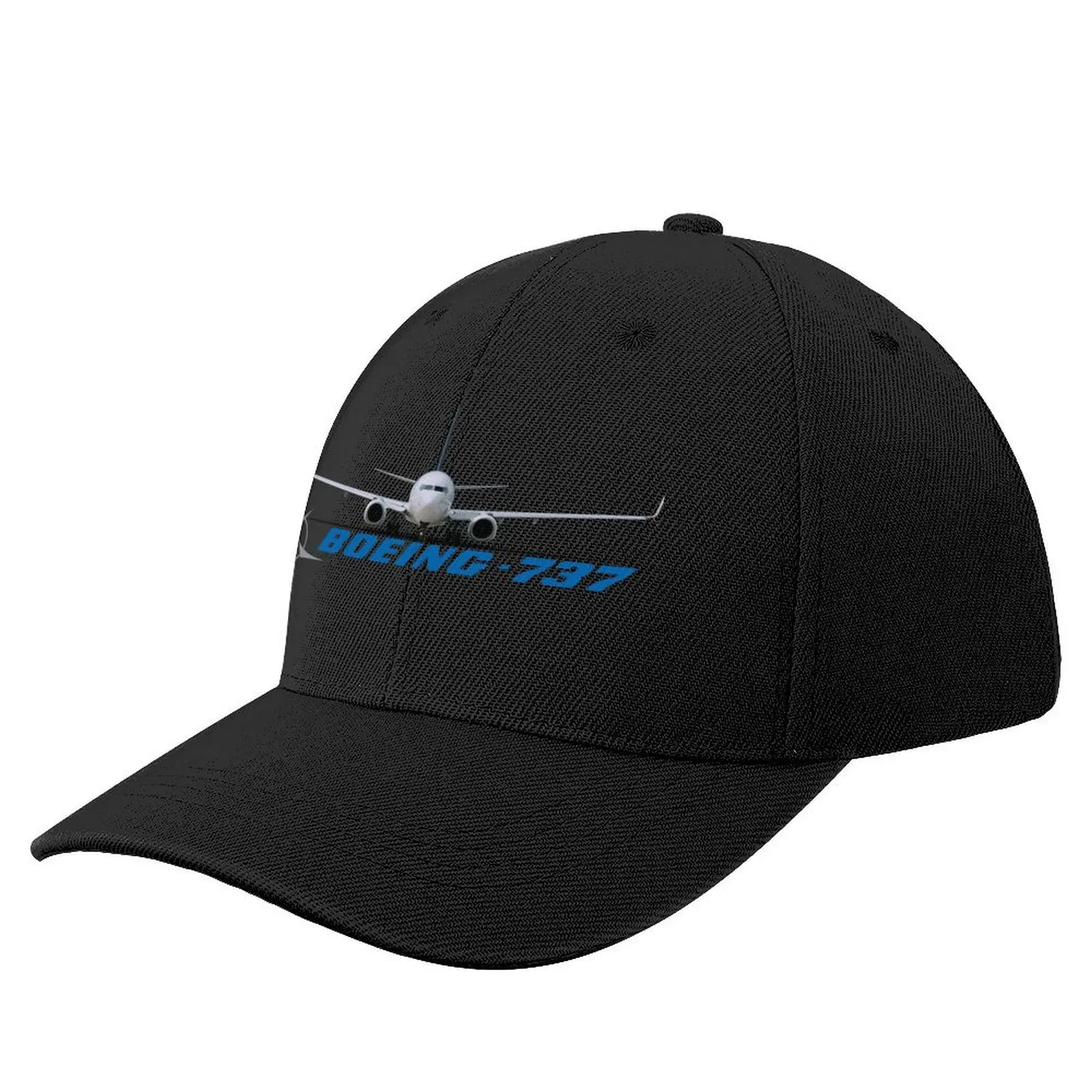 

Boeing 737 Logo theshirt Flat Baseball Cap Icon Sun Hat For Children Girl Men's