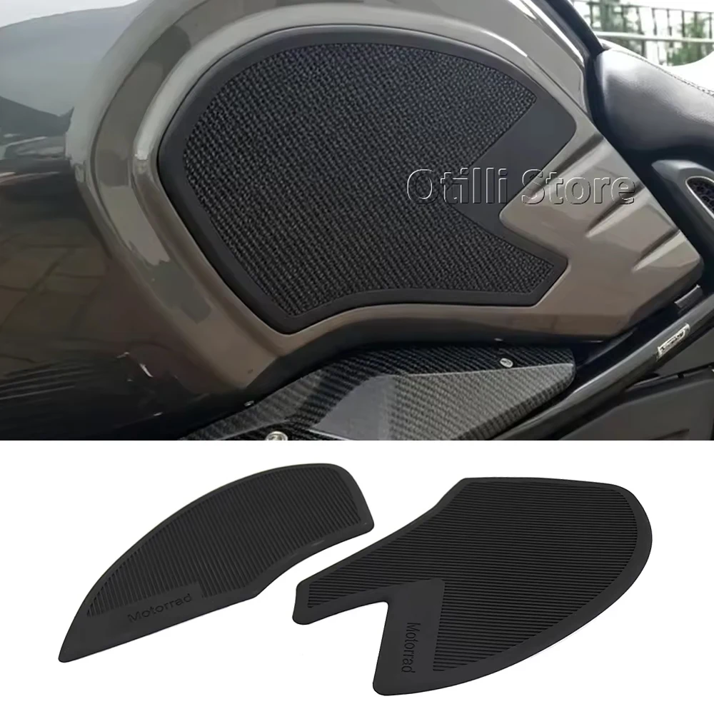 Motorcycle Knee Grip Pad Side Stickers Rubber Fuel Tank Pads For BMW RNINET R9T Urban R NINET NINE T Pure RnineT Racer Scrambler