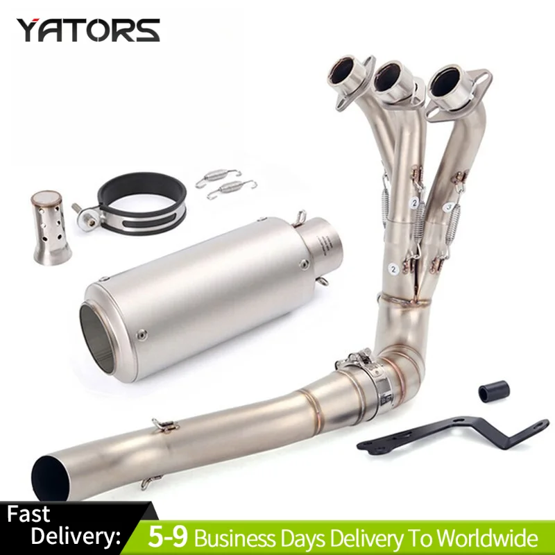 

Exhaust System MT-09 2020-2024 For Yamaha XSR900 Exhaust Front Pipe Muffler Tips Whole System Exhausts Pipes