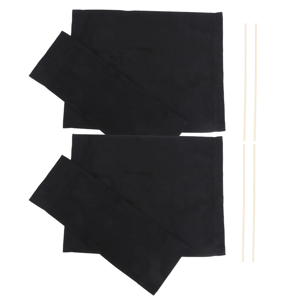 

2Sets Folding Chair Replacement Canvas Seat Cover Sturdy Comfortable Ergonomic Director Chair Canvas for Yard Camping Movie