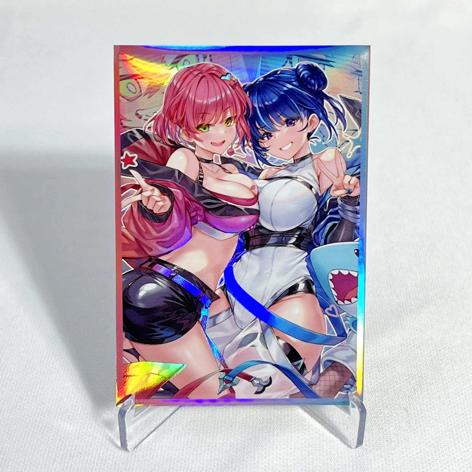 63x90mm 50PCS Cartoon Card Protector per YGO Game Cards Sleeves HD Holographic Card Sleeves Foil giochi da tavolo Card Cover