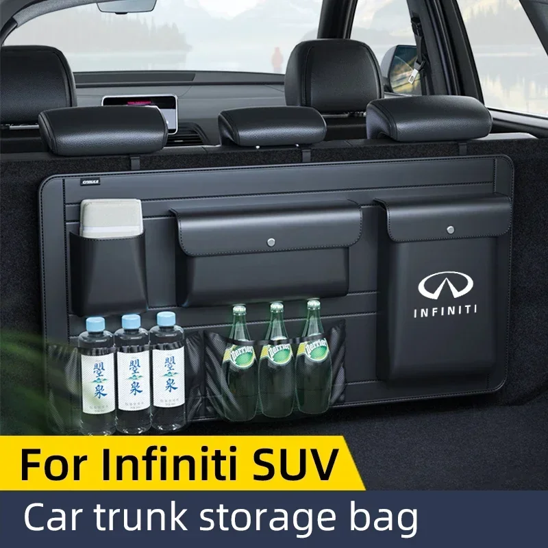 

Многофункциональный органайзер-коробка для багажника Infiniti QX55, QX50, QX60, QX70, QX80, QX30, EX, FX, JX SUV: подвесная сумка для хранения и организации пространства