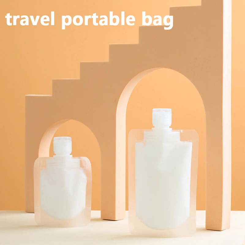 Portable Travel Liquid Packaging Bag Lotion Dispenser Bag Refillable Shampoo Cosmetic Storage Container 30ml 50ml 100ml