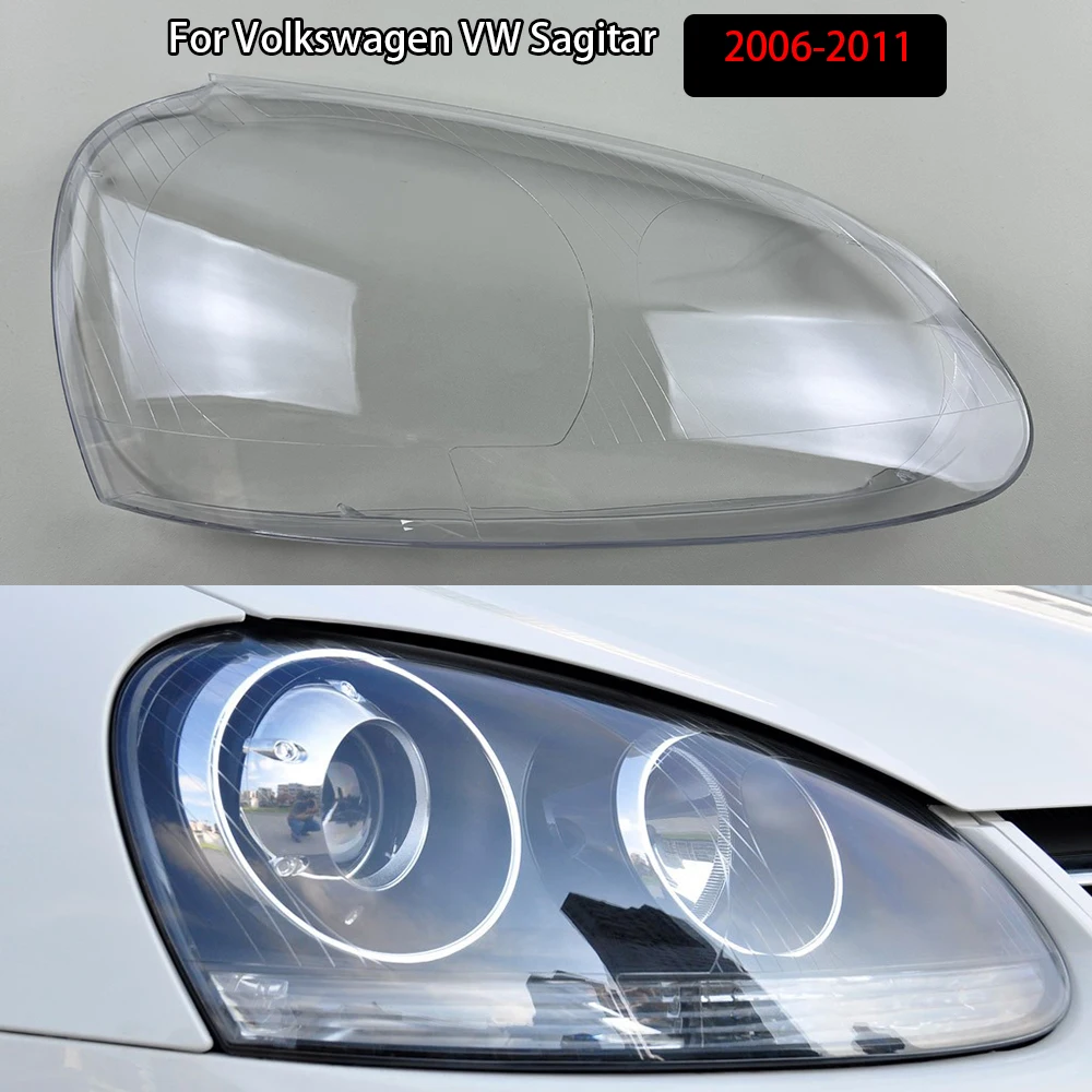 

Headlamp CoverTransparent Mask Headlight Shell Lens Plexiglass Replace Original Lampshade For Volkswagen VW Sagitar 2006-2011