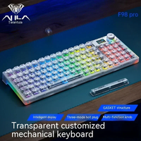 Aula F98 Pro Transparent Mechanical Keyboard Wireless Bluetooth Gaming Mouse Set Hot Swappable Computer Office Equipment