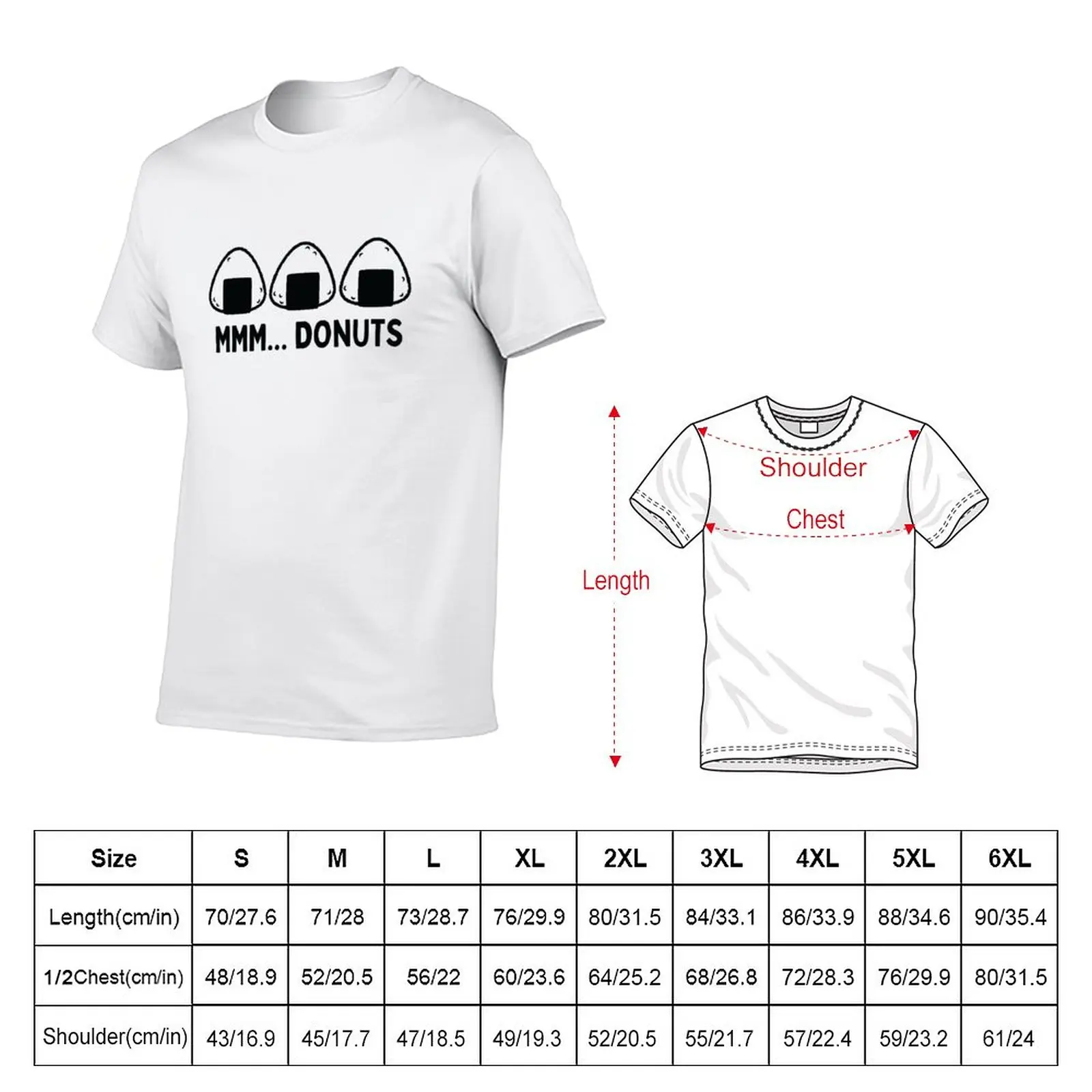 New Mmm... Donuts T-Shirt quick-drying t-shirt sweat shirts black t shirts for men