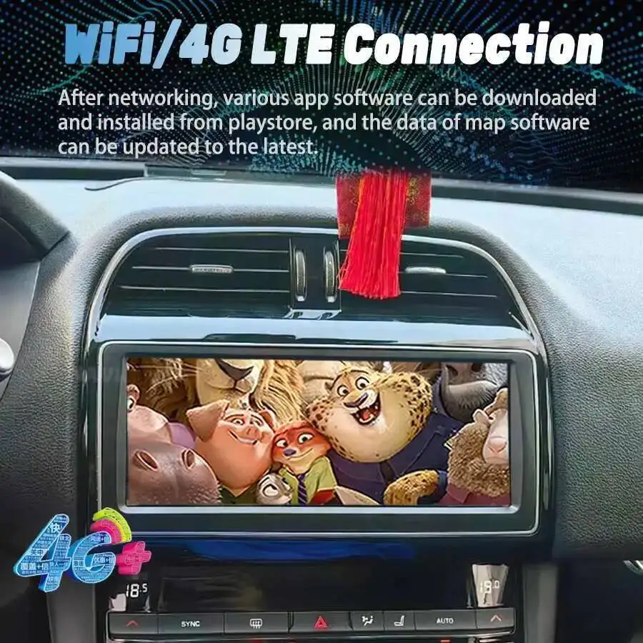 10.25" Screen Android 15 Car Radio For Jaguar XE XEL F-PACE 2016-2019 GPS Navi Stereo Carplay Multimedia Video Player Head Unit view 3