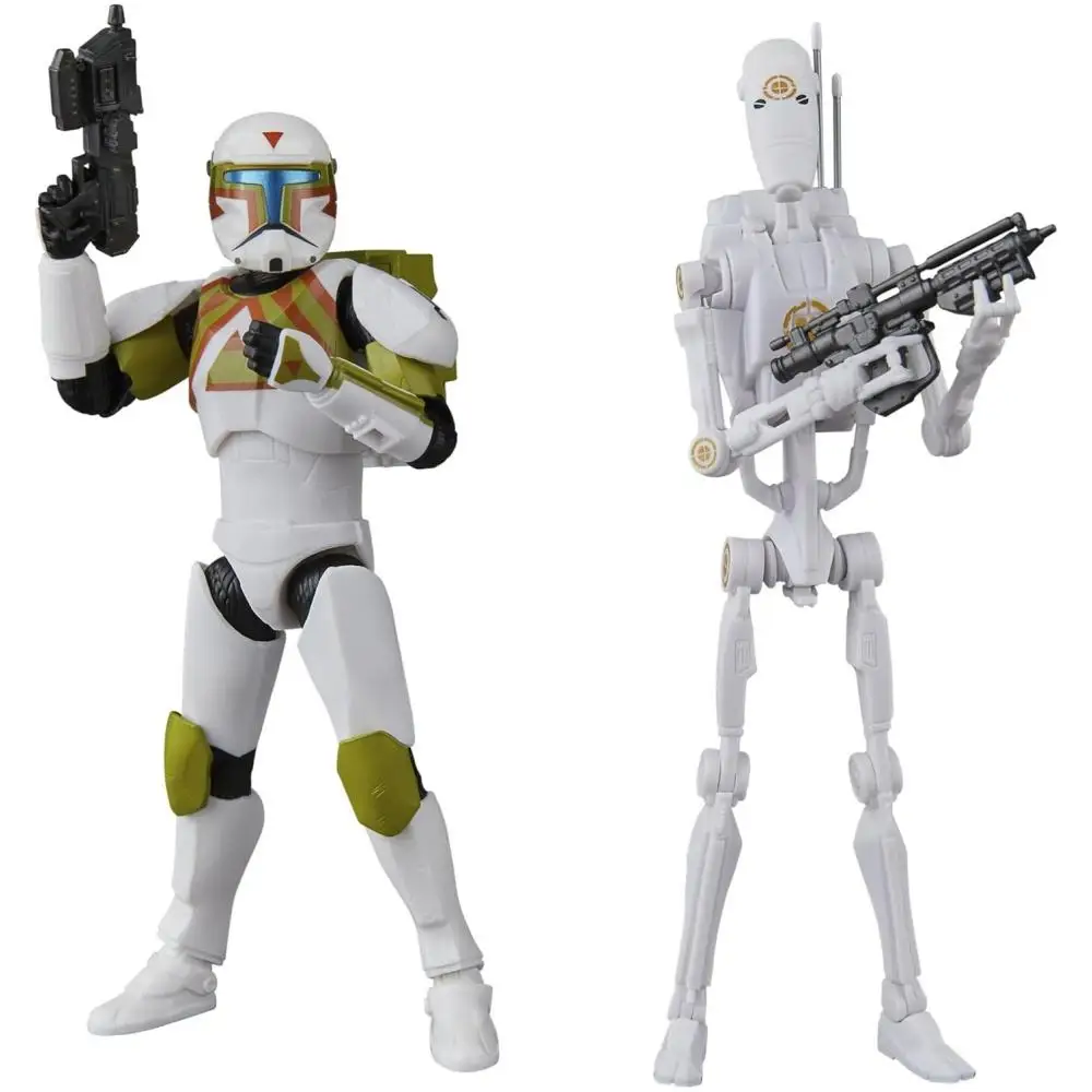 

STAR WARS The Black Series Clone Commando (Urban Fighter) & B1 Battle Droid (Training) Battlefront II 6-Inch Action Figure Toy