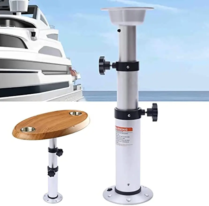 Pedestal Table Base Adjustable Legs Pedestal Stand For RV Marine Boat