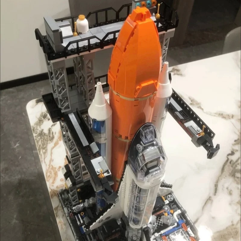 Jaki-8513 Space Rocket Space Shuttle To Explore The Moon Space Rocket Build Model Adult Building Blocks Toy