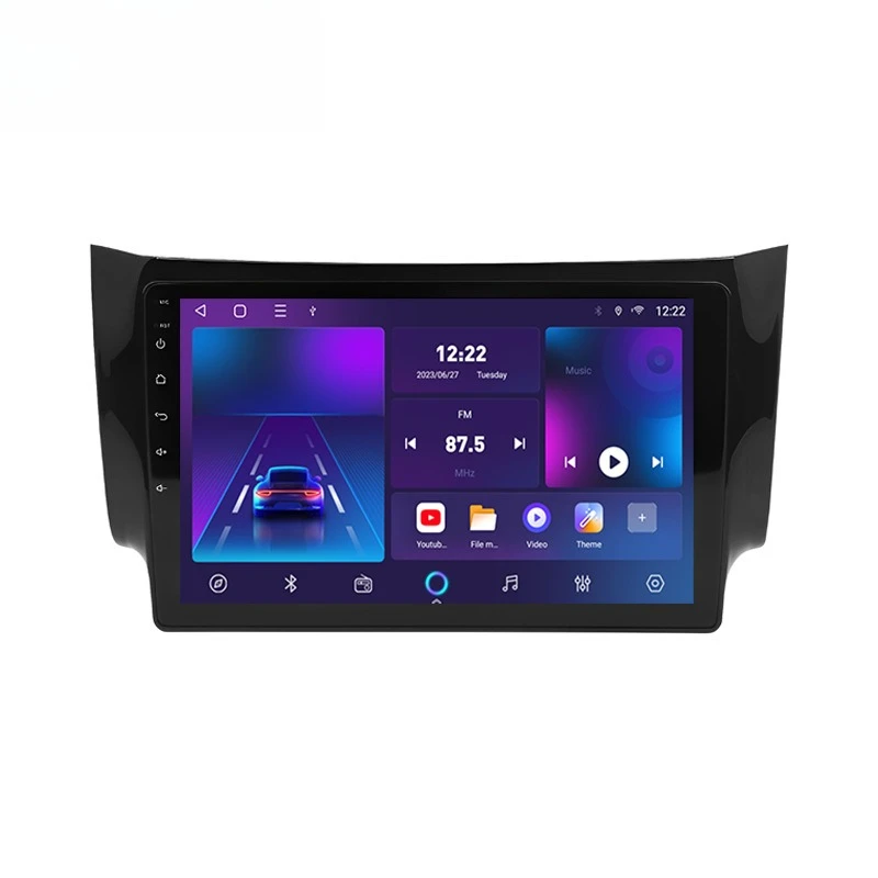 

Android large screen car central control GPS navigation Bluetooth wireless Carplay