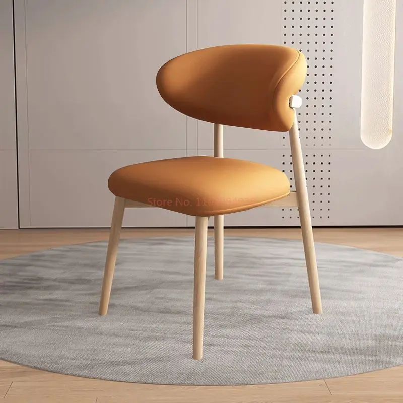 Luxurious Dining Chair Home Modern Minimalist Dining Room Chair Backrest Minimalist Living Room Chair Fashion Beautiful Upscale image 6