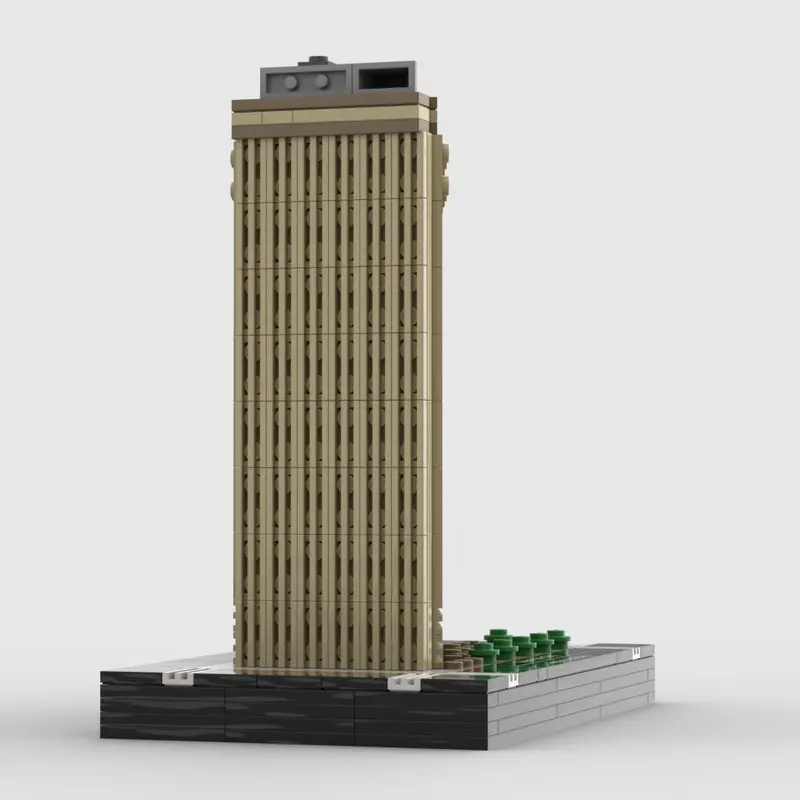 ชุดตัวต่อโมเดิร์นอาร์คิทেคเจอร์ MOC-512 ชิ้น ตัวต่อขนาดเล็ก ของเล่นแบบประกอบ ตัวต่อแบบปริศนา ของเล่นจำลอง ชุดของขวัญ อุปกรณ์เสริม และของตกแต่ง