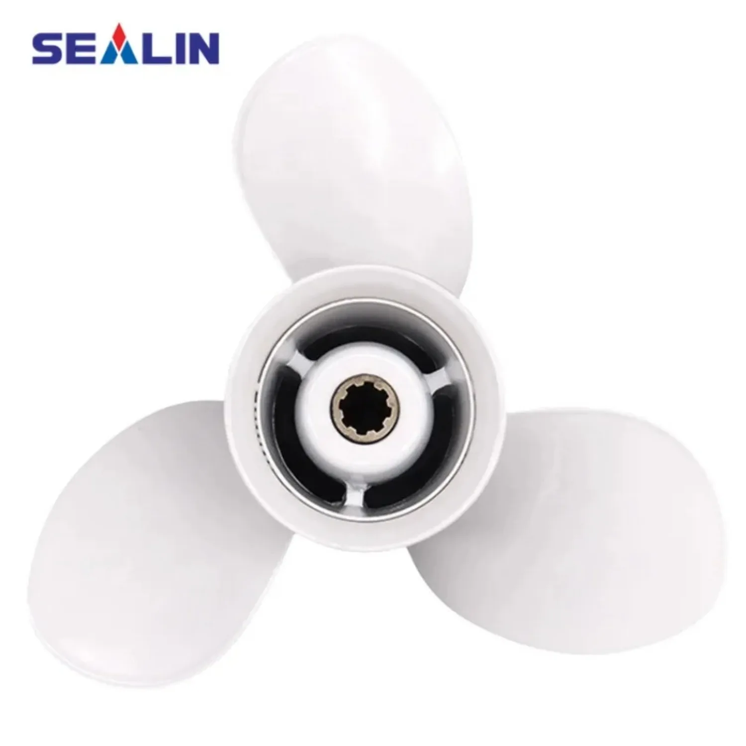 63V-45945-10-EL Outboard Propeller 9 1/4 * 9 ForYamaha 9.9 15 20 hp Boat Motor Aluminum Alloy Screw Ship Marine Parts 8 Spline
