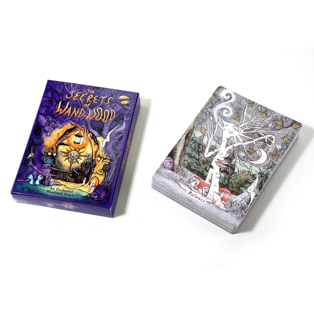 

Карта Таро Оракула, загадочная карта Таро для гадания, секреты палочки, деревянное Таро, карточная игра для девочек
