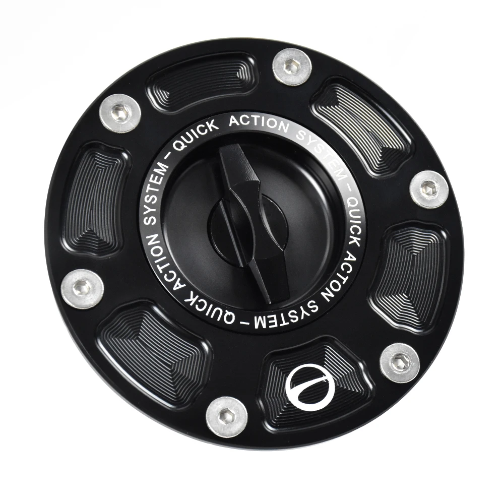 Bouchon de réservoir de carburant à tour rapide en aluminium, pour TRIUMPH DAYTONA 675/R 650 T595 765 Moto2, système de verrouillage de clé de moto, couvercle de réservoir de gaz et d'huile