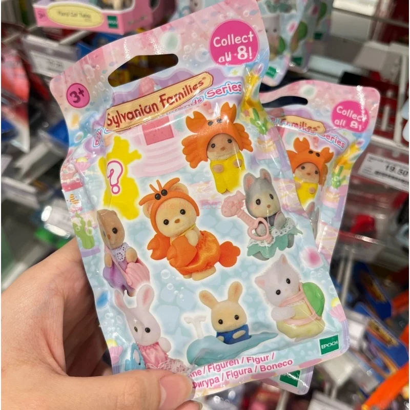 Figuras de Anime originales de Sylvanian family, adornos mágicos para habitación, pastel de Camping, vestido de bebé, regalo de juguetes para familias