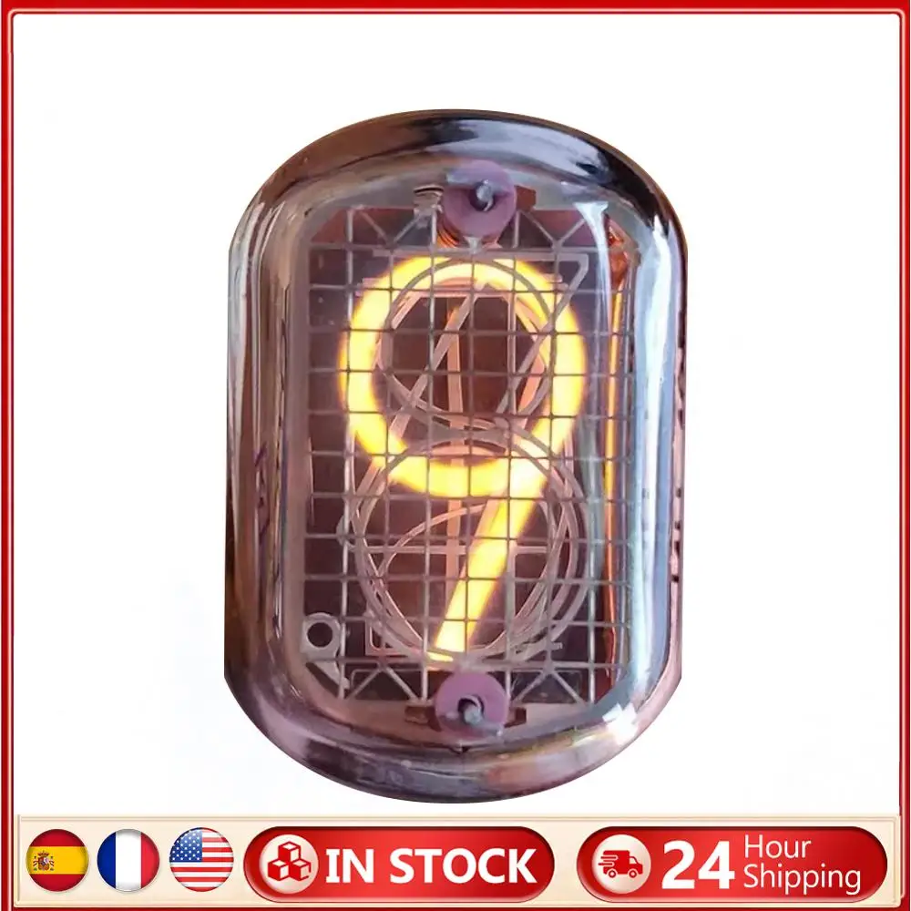 

1 шт. IN-12 IN12 светящаяся трубка, светящиеся трубки, символьная трубка Nixie Tube, светящаяся трубка для часов Glow Clock Nixie, цифровые светодиодные часы, часть DIY