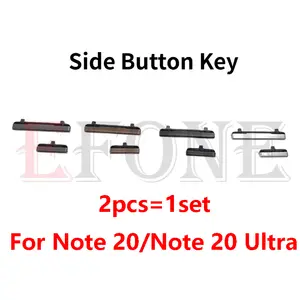 Bilashmart Samsung Galaxy Note 20 Ultra Phone Housing Side Key Power Volume Button