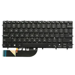 Replacement US Keyboard for Dell XPS 13 9343 9350 9360 Inspiron 13 7347 7348 7352 Inspiron 15 7547 7548 Laptop