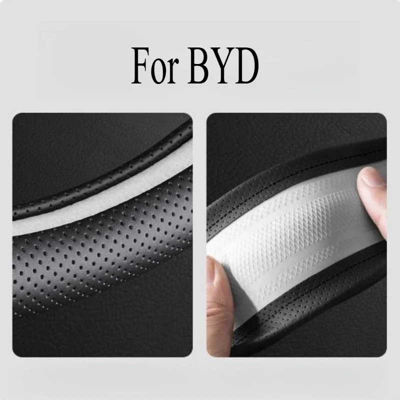 

Для BYD Song Plus HanTang Dmi Yuan Qin Seagull Frigate E2 Type D специальный чехол на руль автомобильные принадлежности аксессуары для интерьера