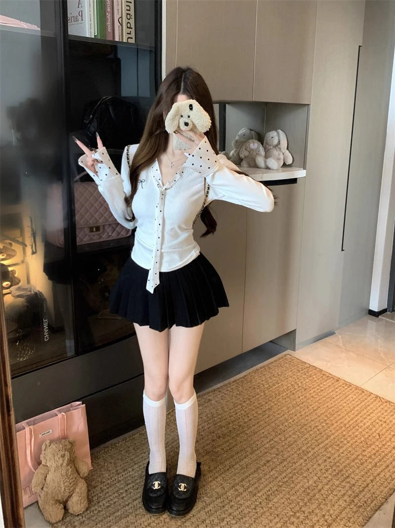 Longue Sve Base irt femmes 2025 nouveau hiver coupe ajustée vêtements intérieurs T-irt haut de gamme Sensation manger Design haut femmes