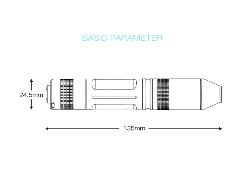 10W LED Handheld ENT Endoscope Cold Light Source Including 3 Adapters