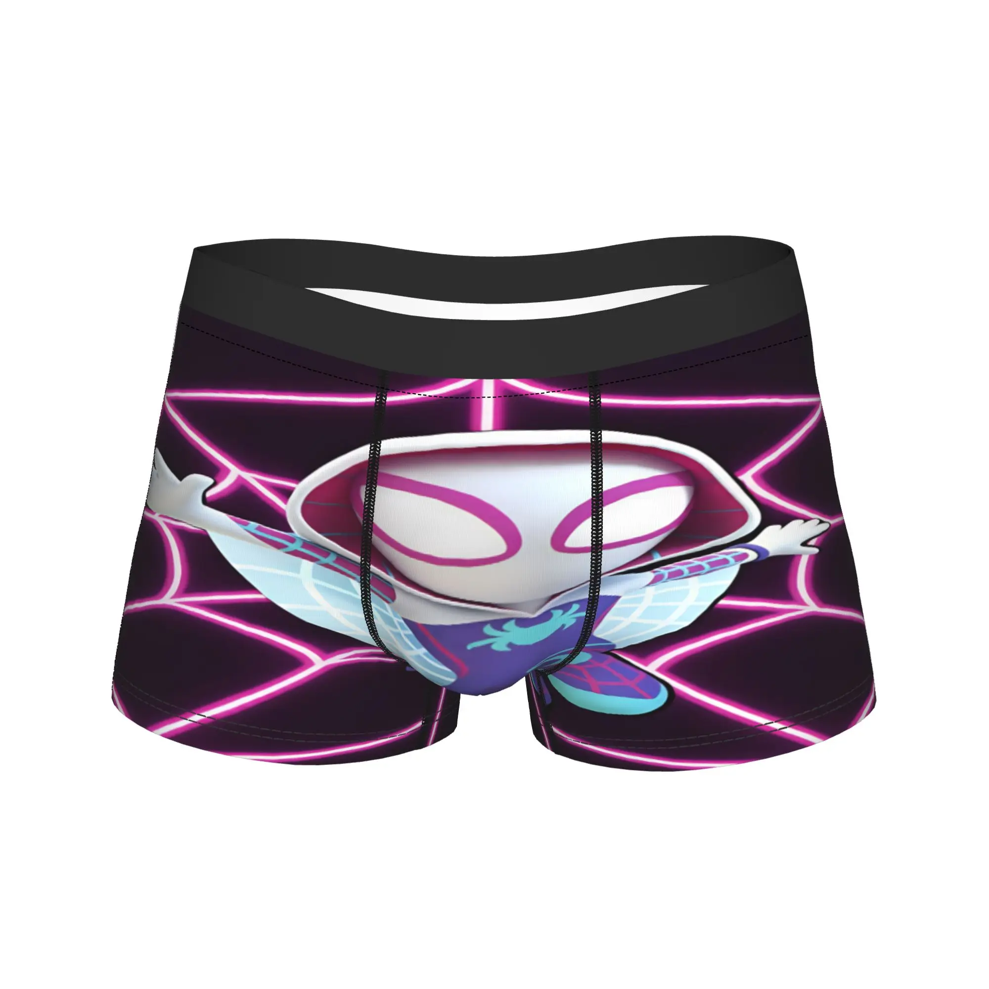 Spider Ghost Gwens Underwear  Men's Underpants Custom Comfortable Boxershorts High Quality Shorts Briefs Plus Size